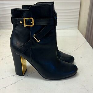 Gently Used C. Wonder Black Leather Ankle Boots-  size 8